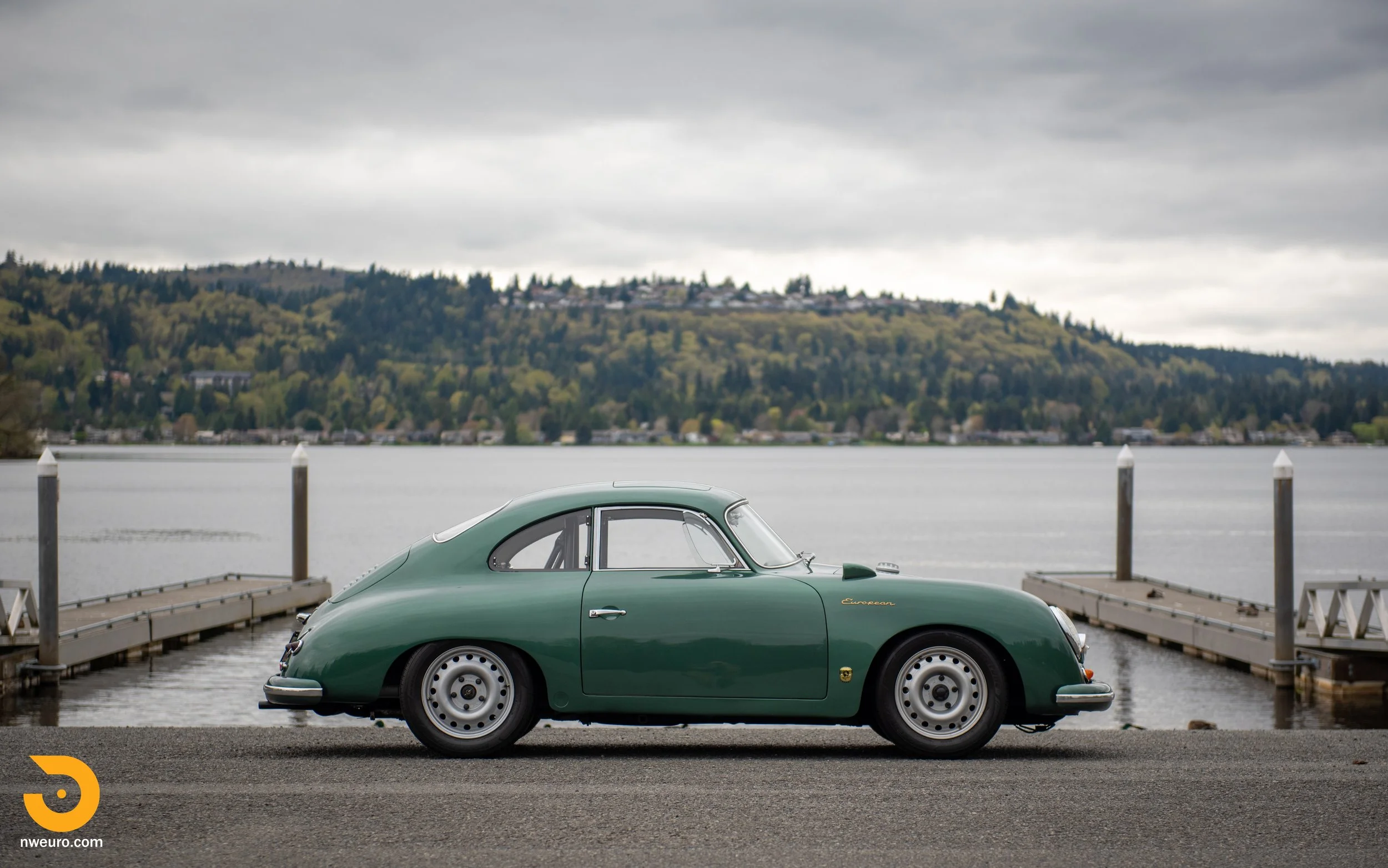 1956 Porsche 356A Sunroof Coupe — Northwest European